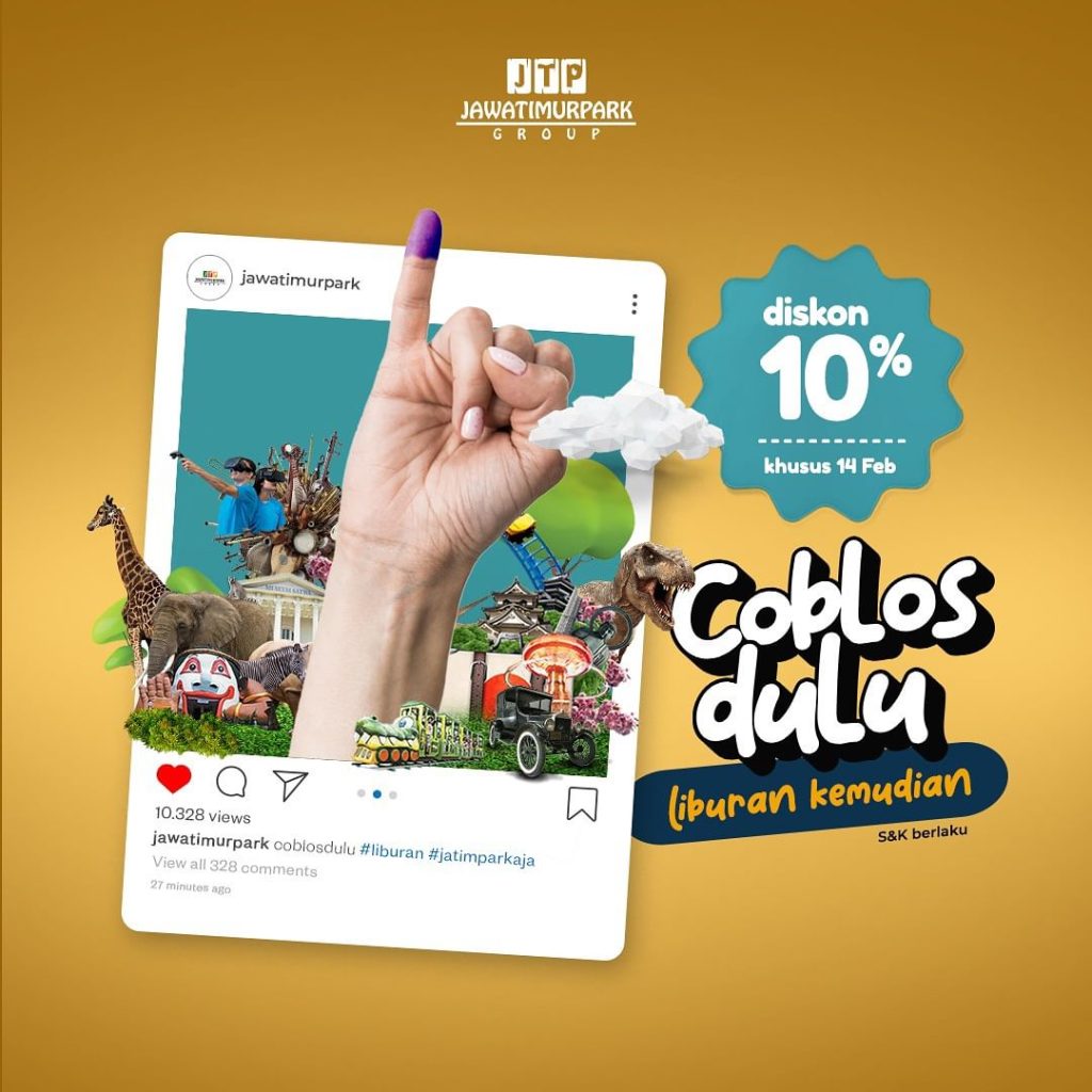 Program Campaign Pemilu Coblos Dulu Liburan Kemudian Jawa Timur Park