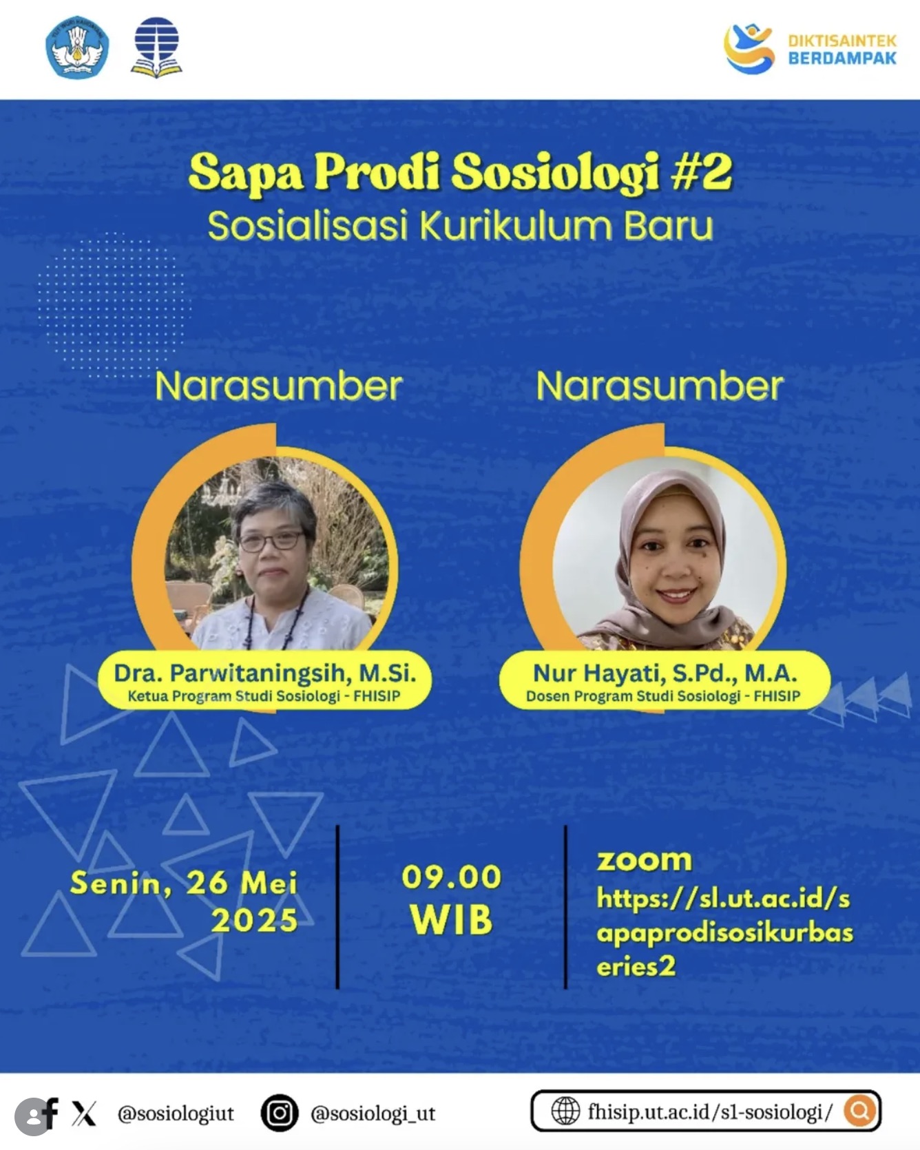 Sosialisasi Kurikulum Baru Prodi Sosiologi-Sapa Prodi Kurba Series #2