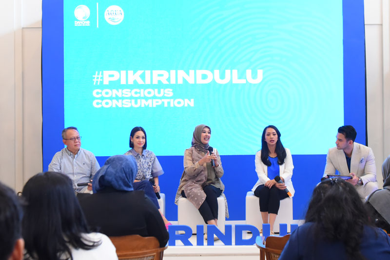 Danone Aqua Bersama Andien Ajak Pikirin Dulu Conscious Consumption