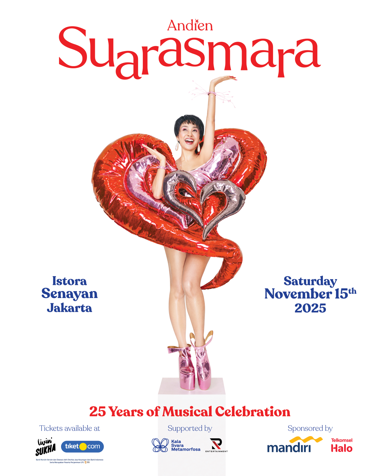 Andien 25 Years Of Musical Celebration Suarasmara Banner