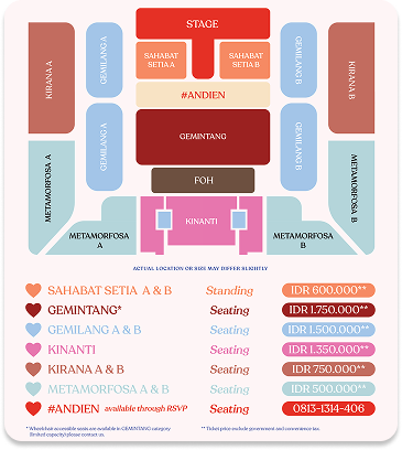 Seat Plan Andien Mobile