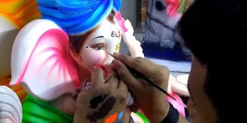Festival Ganesha dimulai, pembuat patung dewa berharap raup keuntungan - ANTARA News