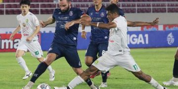 Hasil Liga 1 Arema FC vs Persebaya: Hujan Gol, Bajul Ijo Bungkam Singo Edan di Kandang
