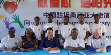 Kedubes China di Tanzania sumbangkan kebutuhan penyandang disabilitas