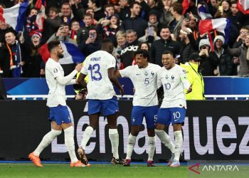 Kylian Mbappe cetak brace, Prancis menang telak 4-0 atas Belanda
