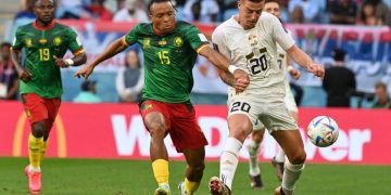 Laga Kamerun lawan Serbia berakhir imbang 3-3