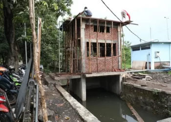 Lima Rumah Pompa Dibangun Antisipasi Banjir di Sidoarjo