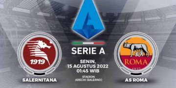 Link Live Streaming Liga Italia: Salernitana vs AS Roma