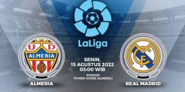 Link Live Streaming Liga Spanyol: Almeira vs Real Madrid