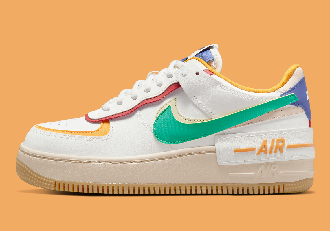 nike air force ones with color