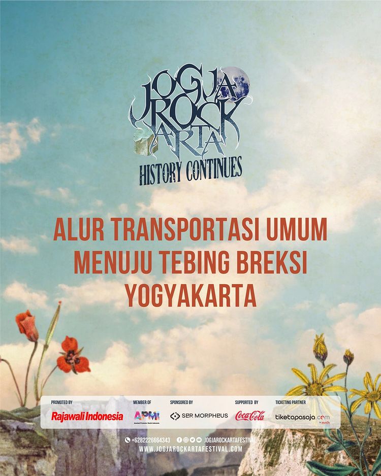Nonton Jogjarockarta Festival 2022, Ini Alur Transportasi Menuju Tebing Breksi!