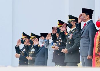 Pimpin Prasetya Perwira Tahun 2022, Presiden Jokowi Lantik 754 Perwira Remaja TNI dan Polri