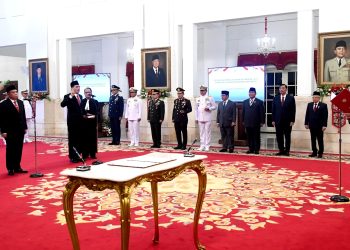 Presiden Jokowi Lantik Kepala Bakamla dan Kepala Barantin