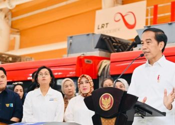 Presiden Jokowi Resmikan LRT Terintegrasi Jabodebek