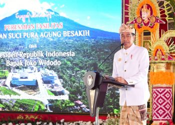 Presiden Jokowi Resmikan Penataan Fasilitas Kawasan Suci Pura Agung Besakih