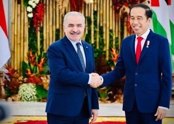 Presiden Jokowi Sambut Kunjungan Resmi Perdana Menteri Palestina di Istana Bogor