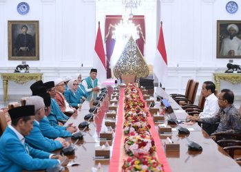 Presiden Jokowi Terima Pengurus Pusat Parmusi di Istana Merdeka