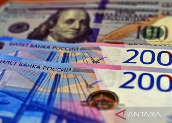 Rubel Rusia stabil di atas 69 terhadap dolar setelah sanksi AS terbaru