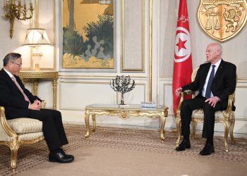 TUNISIA-TUNIS-PRESIDEN-DUTA BESAR CHINA-PERTEMUAN-2