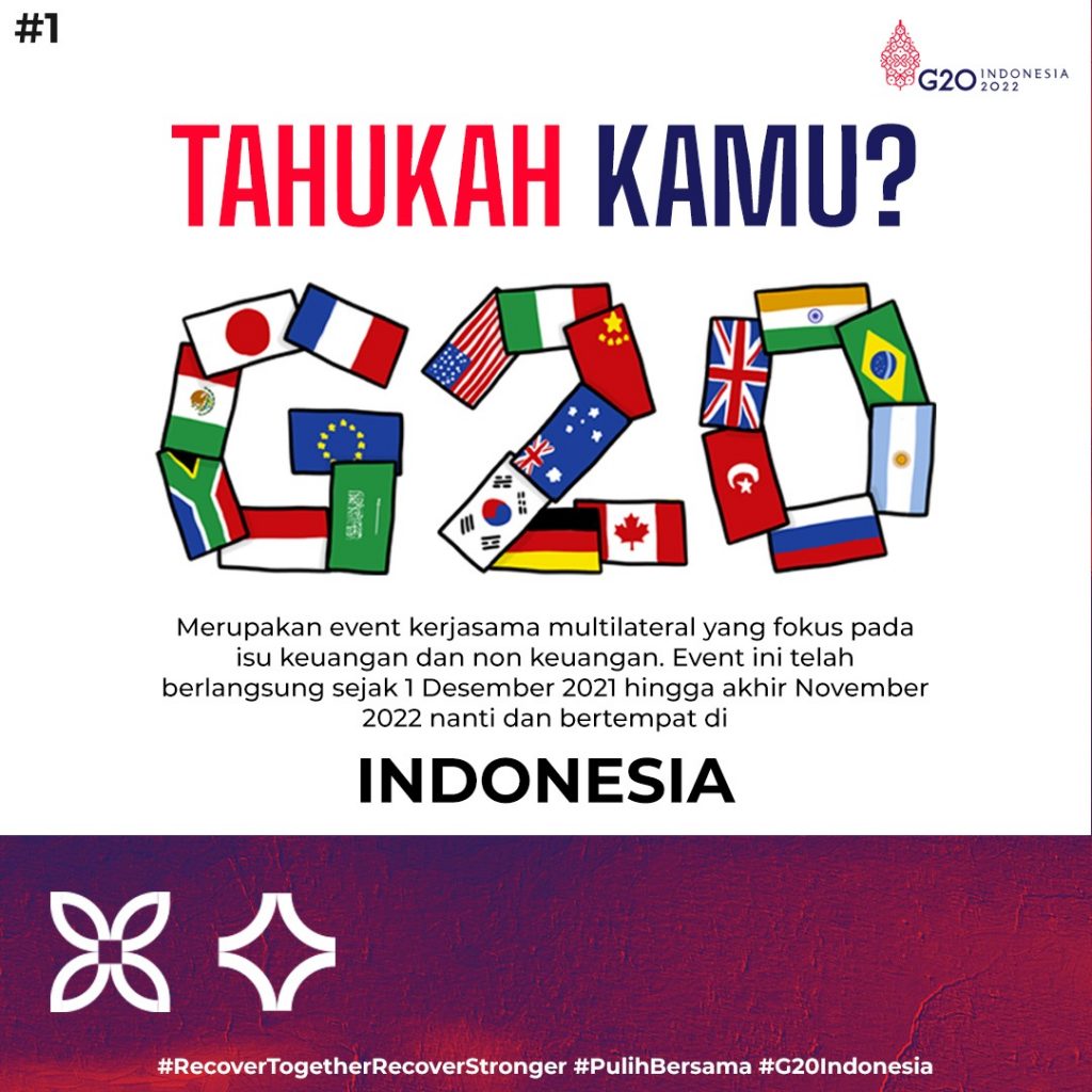 Tahukah Kamu G20 Indonesia