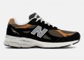 The New Balance 990v3 Made In USA Appears In "Black/Tan"