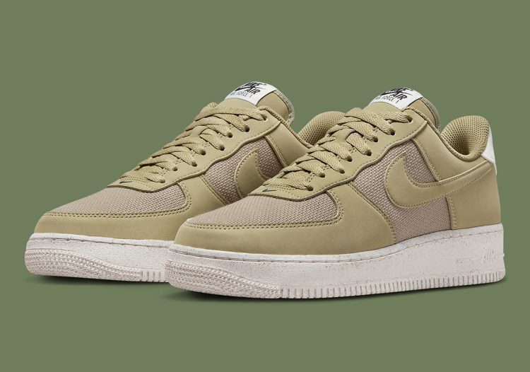 This Sustainable Nike Air Force 1 Low Features Shades Of "Olive"