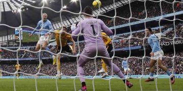 Tiga gol Haaland bawa Manchester City menang 3-0 atas Wolverhampton