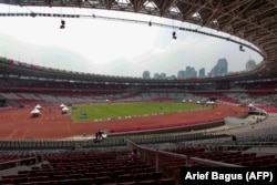 Stadion Utama Gelora Bung Karno Jakarta, 11 Oktober 2018. (Foto: AFP/Arief Bagus)