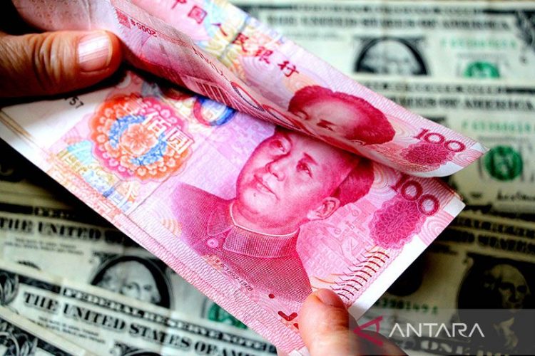 Yuan merosot 89 basis poin menjadi 6,7413 terhadap dolar AS