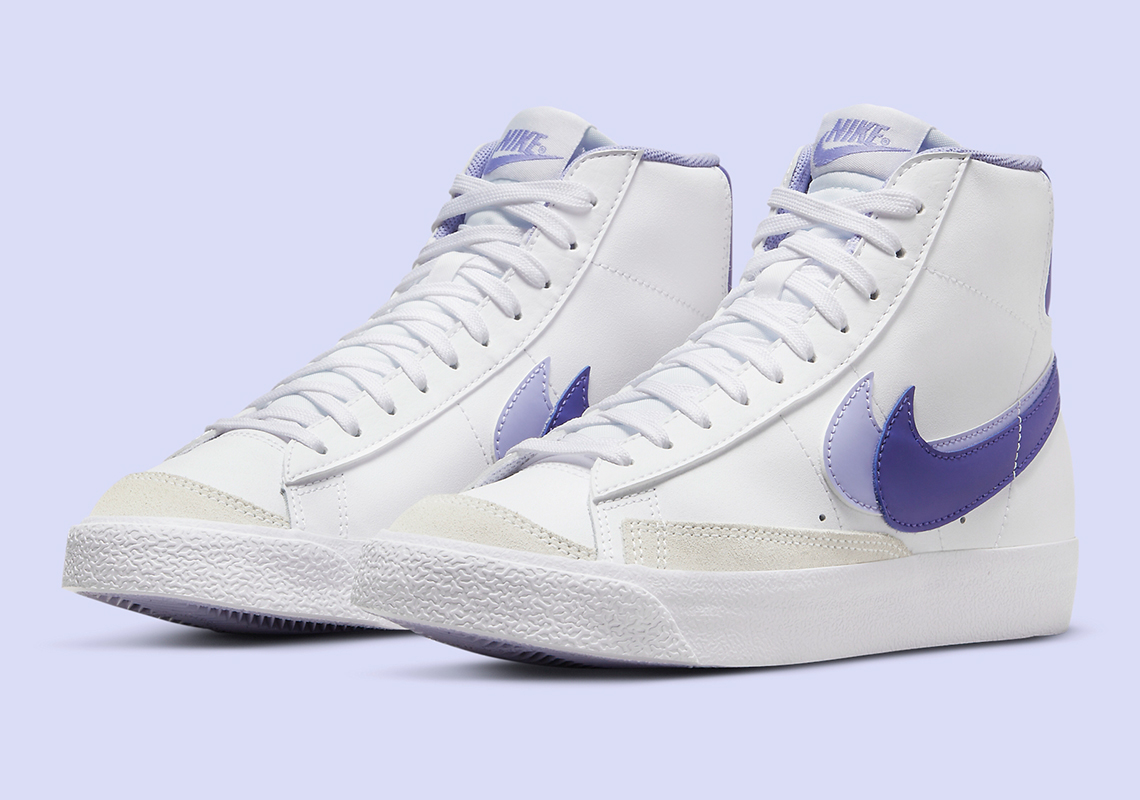 nike blazer purple