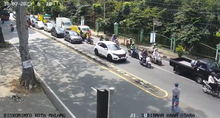 Cctv Jl. Sudirman Arah Utara Panglima Sudirman
