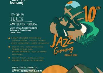 Jazz Gunung Bromo 2018 dengan tema Satu Jazzawarsa: 10 Tahun Jazz Gunung Merayakan Keragaman membuktikan melalui musik Indonesia adalah satu.