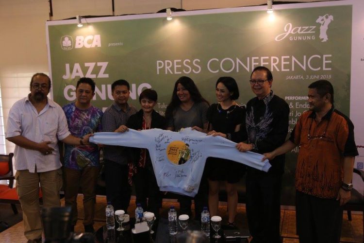 Press Conference Jazz Gunung 2015 di ABFI Institute Perbanas.