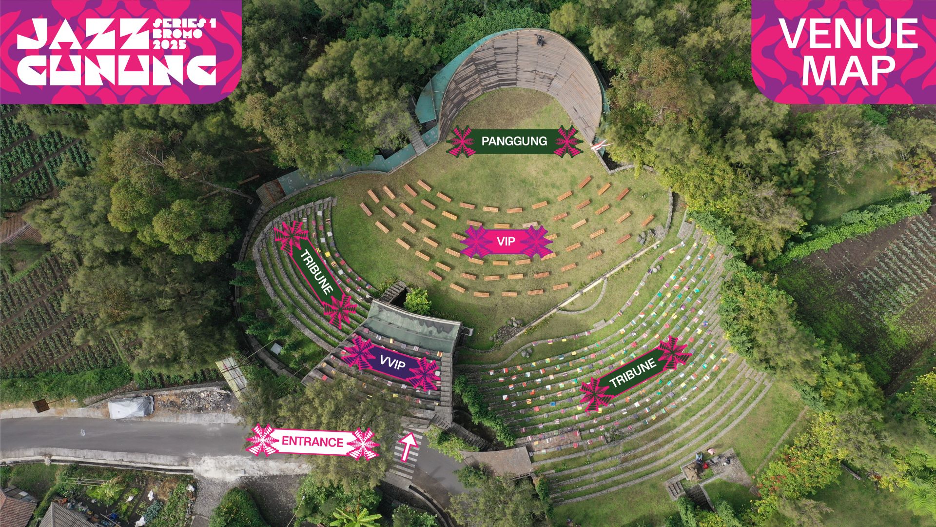 Venue Map Jazz Gunung 2025