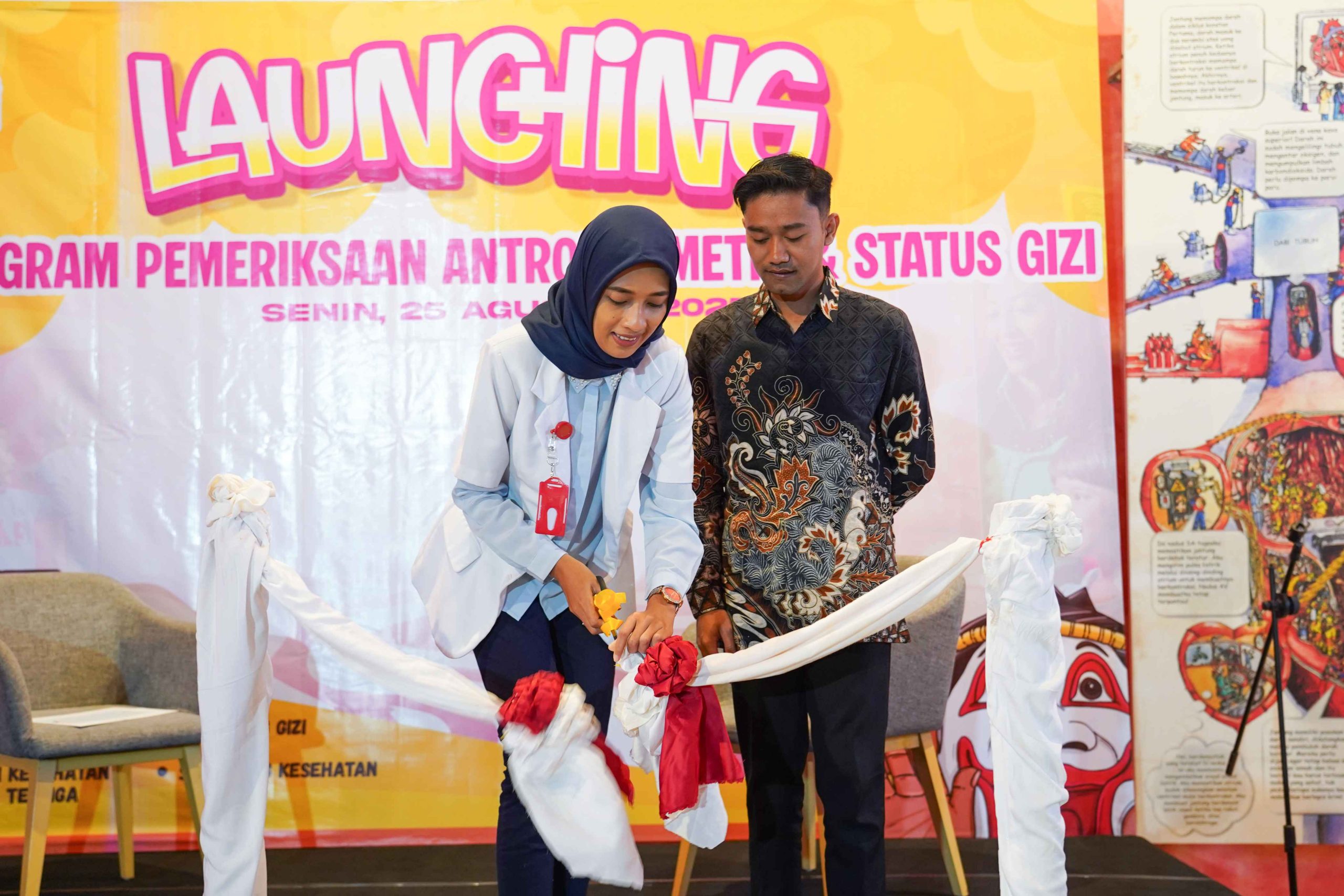 Museum Tubuh Launching Program Pemeriksaan Antropometri dan Status Gizi
