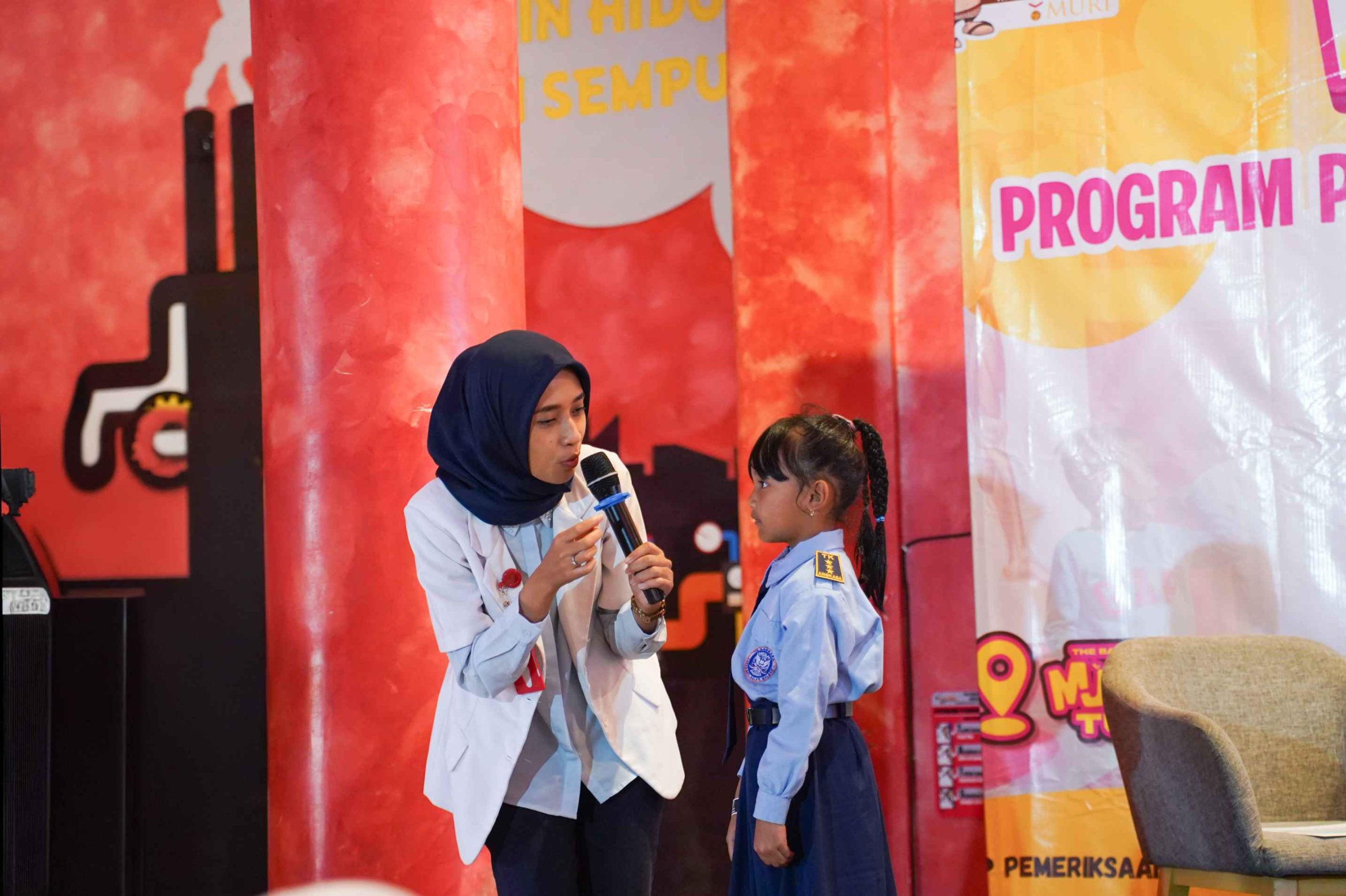Kegiatan Program Talkshow Program Antropometri Dan Pemeriksaan Gizi di Museum Tubuh