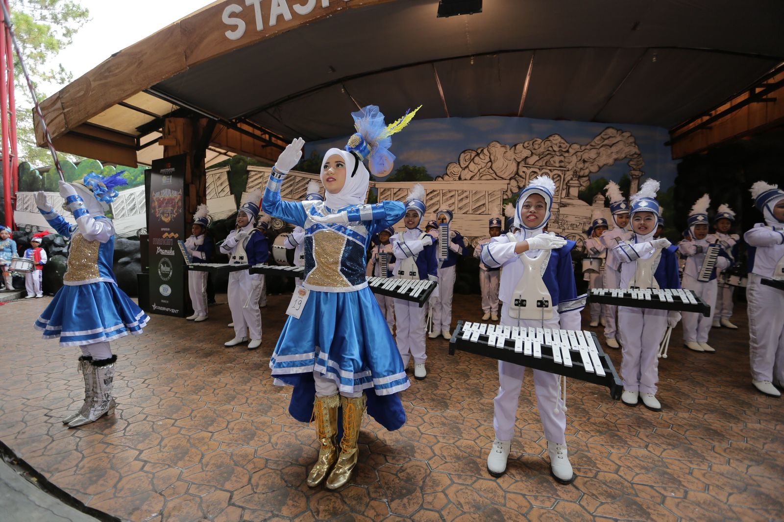Jawa Timur Park 1 Marching Band Competition “marching On The Stage Street Parade & Concert 2025”