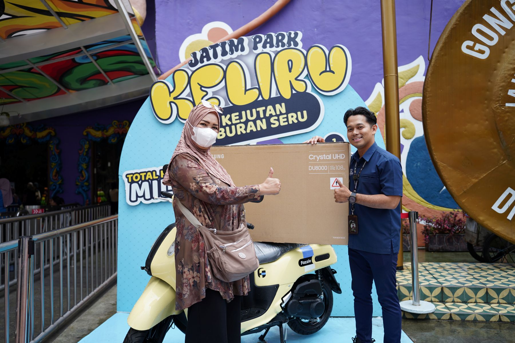 Ibu Aisyah Pemenang Undian Smart Led Tv Periode Pertama Jtp Keliru