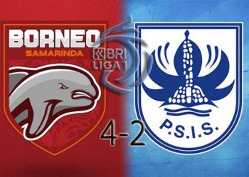 Drama enam gol warnai kemenangan Borneo FC atas PSIS Semarang
