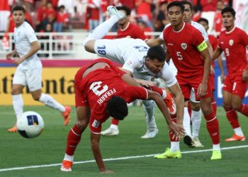 Indonesia lawan Uzbekistan 0-0 pada babak pertama