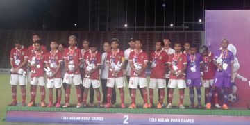 Kalah adu penalti, Indonesia raih medali perak sepak bola CP