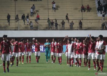 Timnas U-16 Indonesia tertinggal 0-1 dari Vietnam pada babak pertama