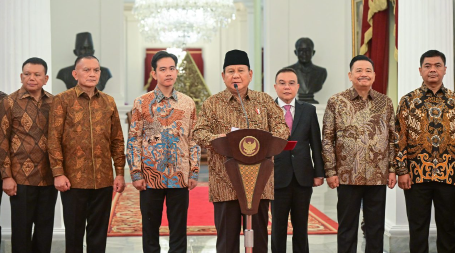Presiden Prabowo Subianto Umumkan 56 Wakil Menteri Pada Kabinet Merah Putih
