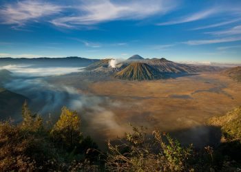 Bromo volcano at sunrise, East Java, Indonesia
