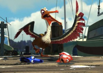 Burung Pelikan di kartun Nemo