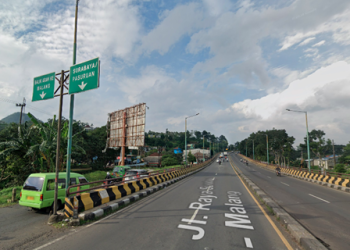 Jembatan Layang Lawang (Tangkapan layar Googlemaps)
