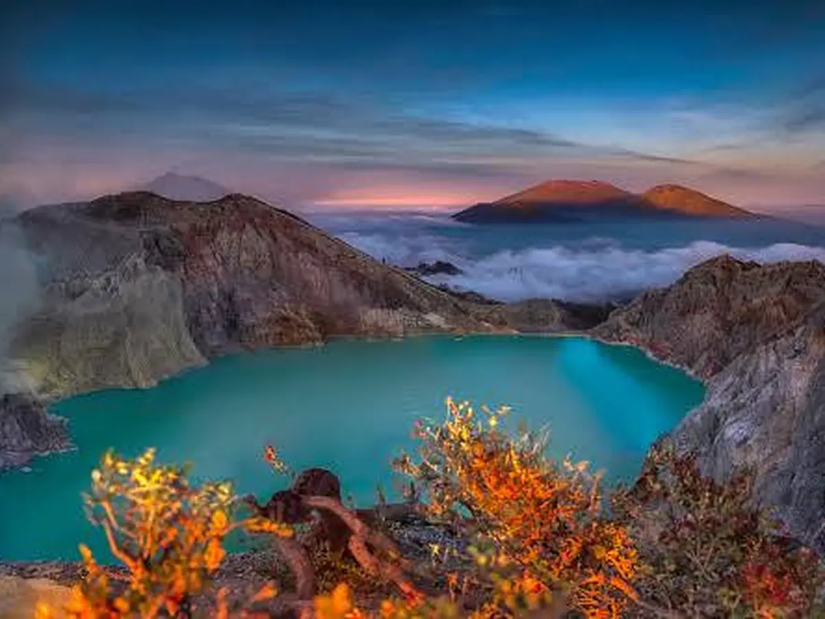Kawah Gunung Ijen yang mampu menghasilkan blue fire (Liputan 6)