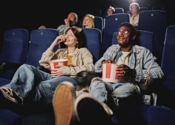 Watching Film At CInema