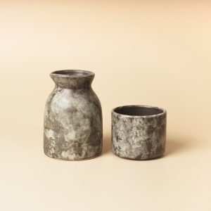Sleep Buddy Pottery Stone Light Jug & Small Cup