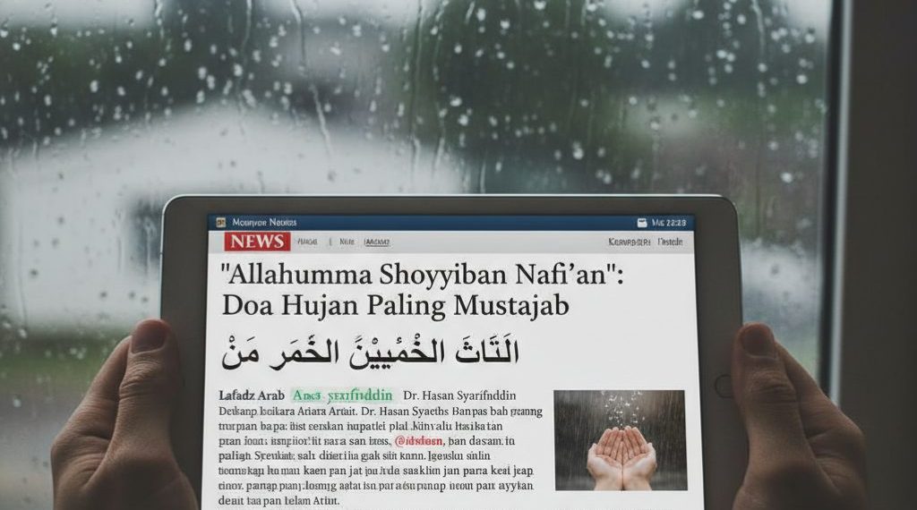 ‘Allahumma Shoyyiban Nafi’an’: Doa Hujan Paling Mustajab